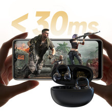 „Dudao U20 TWS“ belaidės „Bluetooth“ ausinės – juodos