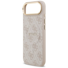Guess 4G PU Classic Logo MagSafe Case for iPhone 17 Air - Pink