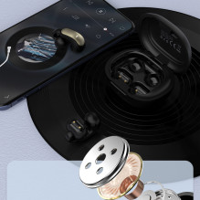 „Dudao U20 Pro TWS“ belaidės „Bluetooth“ ausinės – juodos