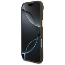 „Guess 4G Big 4G Classic“ logotipo dėklas, skirtas „iPhone Air“ – rudas ir auksinis