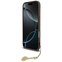 „Guess 4G Charms Collection“ „MagSafe“ dėklas, skirtas „iPhone Air“ – rudas