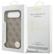 „Guess 4G Charms Collection“ „MagSafe“ dėklas, skirtas „iPhone Air“ – rudas