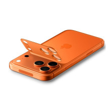 „Spigen Optic Pro XL“ kameros objektyvo stiklas, skirtas „iPhone 17 Pro Max“ – oranžinis
