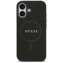Guess Saffiano Classic Logo MagSafe case for iPhone 17 - black