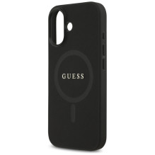 Guess Saffiano Classic Logo MagSafe case for iPhone 17 - black