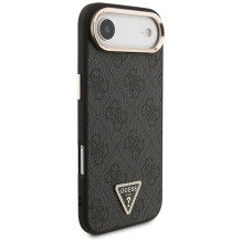 Guess 4G Triangle Logo MagSafe case for iPhone Air - black and gold