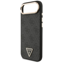 „Guess 4G“ trikampio logotipo „MagSafe“ dėklas, skirtas „iPhone Air“ – juodas ir auksinis