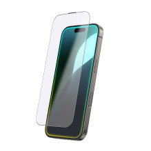 „AmazingThing“ titano matinis grūdintas stiklas, skirtas „iPhone 16 Pro Max“.