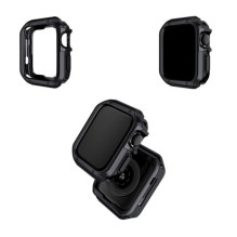 Minkštas ir tvirtas laikrodžio dėklas, skirtas „Apple Watch 40 mm“ (4 / 5 / 6 / SE serija) - juodas