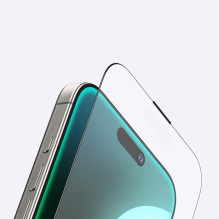 „AmazingThing“ titano matinis grūdintas stiklas, skirtas „iPhone 16 Pro Max“.