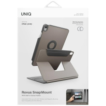 „Uniq Rovus Snapmount“ magnetinis 360° besisukantis nuimamas dėklas, skirtas „iPad 11' 2025 / iPad 10.9' 2022“ (10-osios