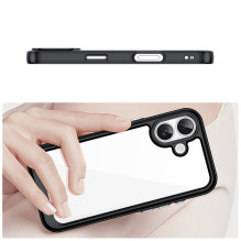 „Outer Space“ dėklas „iPhone 17“ – juodas permatomas