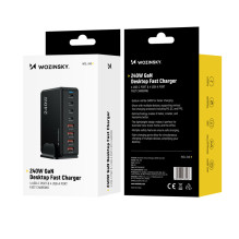 Wozinsky 240W GaN QC3 Charging Station - Black