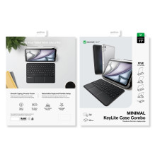 AmazingThing Minimal Case KeyLite Combo Keyboard Case for iPad Air 11" M3 / M4 (2025 / 2026) - Black