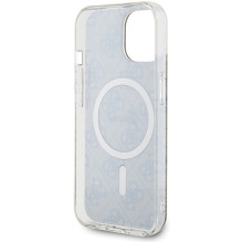 Guess IML 4G MagSafe iPhone 15 Plus Case - Brown