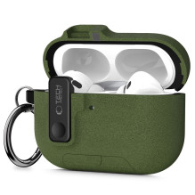 „Tech-Protect“ plonas kabliuko formos dėklas, skirtas „AirPods Pro 3“ ausinėms – žalias