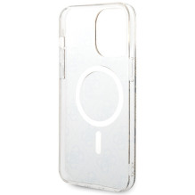 Guess IML 4G MagSafe Case for iPhone 15 Pro Max - Brown