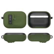 „Tech-Protect“ plonas kabliuko formos dėklas, skirtas „AirPods Pro 3“ ausinėms – žalias