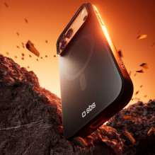 SBS visiškai aktyvus „Mag“ dėklas su D3O technologija, skirtas „iPhone 17 Pro Max“ – juodas SBS visiškai aktyvus „Mag“ dėklas su D3O technologija, skirtas „iPhone 17 Pro Max“ – juodas