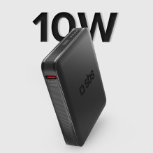 Išorinė baterija SBS NanoTube 5000 mAh didelio tankio - juoda