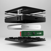 Išorinė baterija SBS NanoTube 5000 mAh didelio tankio - juoda