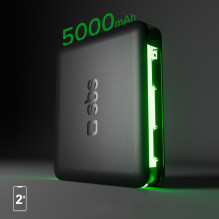 Powerbank SBS NanoTube 5000 mAh High-Density - black