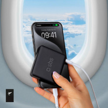 Išorinė baterija SBS NanoTube 5000 mAh didelio tankio - juoda