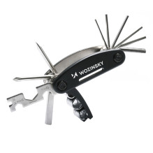 Wozinsky WWZ-01N 16-in-1 Multifunctional Bicycle Repair Tool Set - Black
