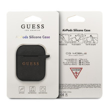 Guess Silicone Cover for AirPods 1 / 2 - Black