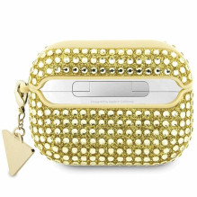 Guess Rhinestone Triangle Case for AirPods Pro 2 (2022 / 2023) - Gold