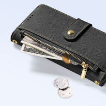 „Dux Ducis Lava“ dėklas su „MagSafe“ apsauga, skirtas „Samsung Galaxy S25 Edge“ – juodas