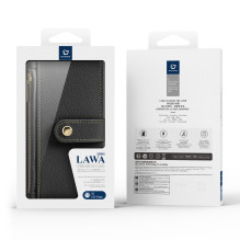 „Dux Ducis Lava“ dėklas su „MagSafe“ apsauga, skirtas „Samsung Galaxy S25 Edge“ – juodas