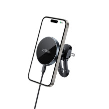 „Tech-Protect mm15W-V5“ magnetinis „MagSafe“ automobilio laikiklis oro išleidimo angai – juodas