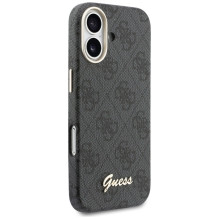 „Guess 4G Script MagSafe“ dėklas, skirtas „iPhone 17“ – juodas