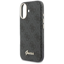 „Guess 4G Script MagSafe“ dėklas, skirtas „iPhone 17“ – juodas