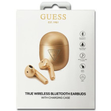 „Guess Triangle Logo Bluetooth TWS“ belaidės ausinės – auksinės