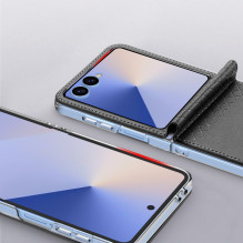 „Dux Ducis Bril“ dėklas, skirtas „Samsung Galaxy Z Flip 7“ – juodas