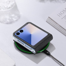 „Dux Ducis Bril“ dėklas, skirtas „Samsung Galaxy Z Flip 7“ – juodas
