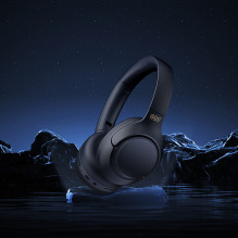 QCY H3 ausinės su ANC ir „Bluetooth 5.4“ didelės raiškos garsu – mėlynos