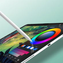 „Dux Ducis Naad Paperlike matinis ekrano apsauginis dėklas, skirtas „iPad Air 11'“ (2024 / 2025) – su juodu rėmeliu