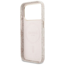 Guess 4G Script MagSafe Case for iPhone 17 Pro Max - Pink