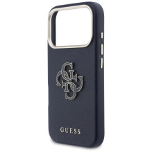 „Guess FW Resin Logo“ dėklas, skirtas „iPhone 17 Pro“ – mėlynas