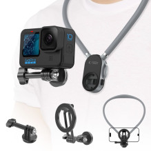 „Tech-Protect AC200“ magnetinis „MagSafe“ laikiklis telefonui, „GoPro“, „DJI“ – pilkas