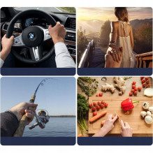 „Tech-Protect AC200“ magnetinis „MagSafe“ laikiklis telefonui, „GoPro“, „DJI“ – pilkas