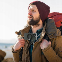 „Tech-Protect AC200“ magnetinis „MagSafe“ laikiklis telefonui, „GoPro“, „DJI“ – pilkas