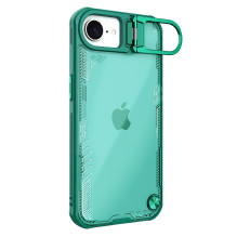 „Nillkin Iceblade Prop“ dėklas su stovu, skirtas „iPhone 16e / 17e“ – žalias „Nillkin Iceblade Prop“ dėklas su stovu, skirtas „iPhone 16e / 17e“ – žalias
