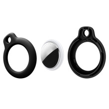 „Tech-Protect Rough“ 4 dėklų pakuotė, skirta „Apple AirTag 1 / 2“ – juoda
