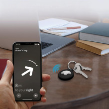 „Tech-Protect Rough“ 4 dėklų pakuotė, skirta „Apple AirTag 1 / 2“ – juoda