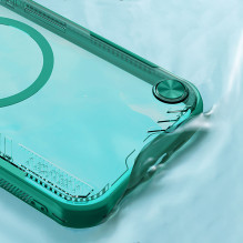 „Nillkin Iceblade Prop“ magnetinis dėklas su kameros dangteliu ir stovu, skirtas „iPhone 16e“ / „17e“ – žalias