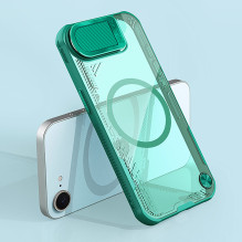Nillkin Iceblade Prop Magnetic Case with Camera Cover and Stand for iPhone 16e / 17e - Green